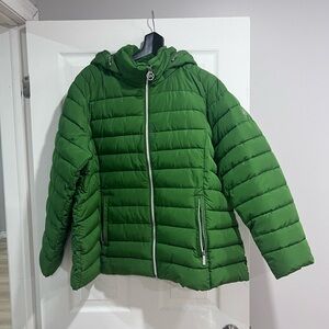 Michael Kors  Green Puffer Jacket